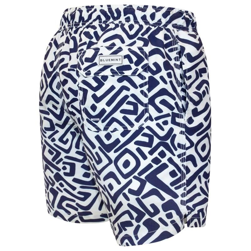 Bluemint ARTHUS NAVY STONE Mid-Length Swim Shorts