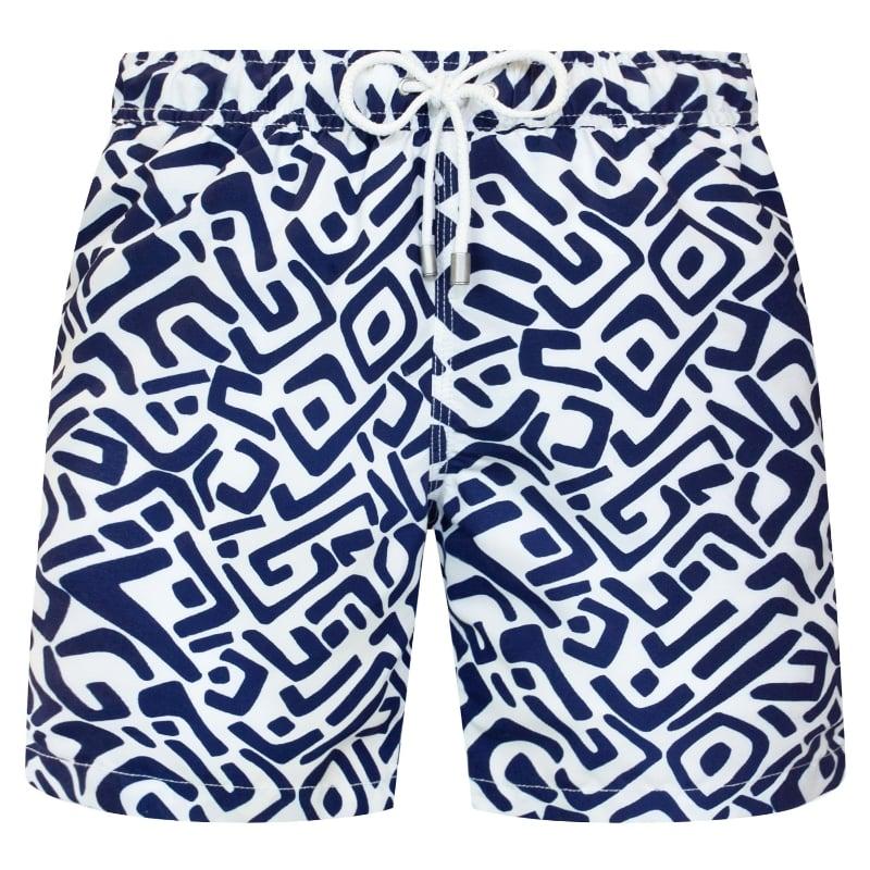 bluemint ARTHUS NAVY STONE Mid-Length Swim Shorts