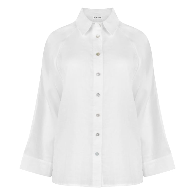 Bluemint AUDREY WHITE Ramie Shirt