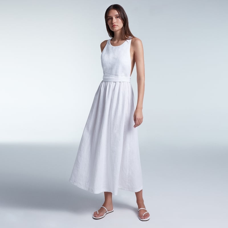 bluemint AURELIA WHITE Midi Linen Dress