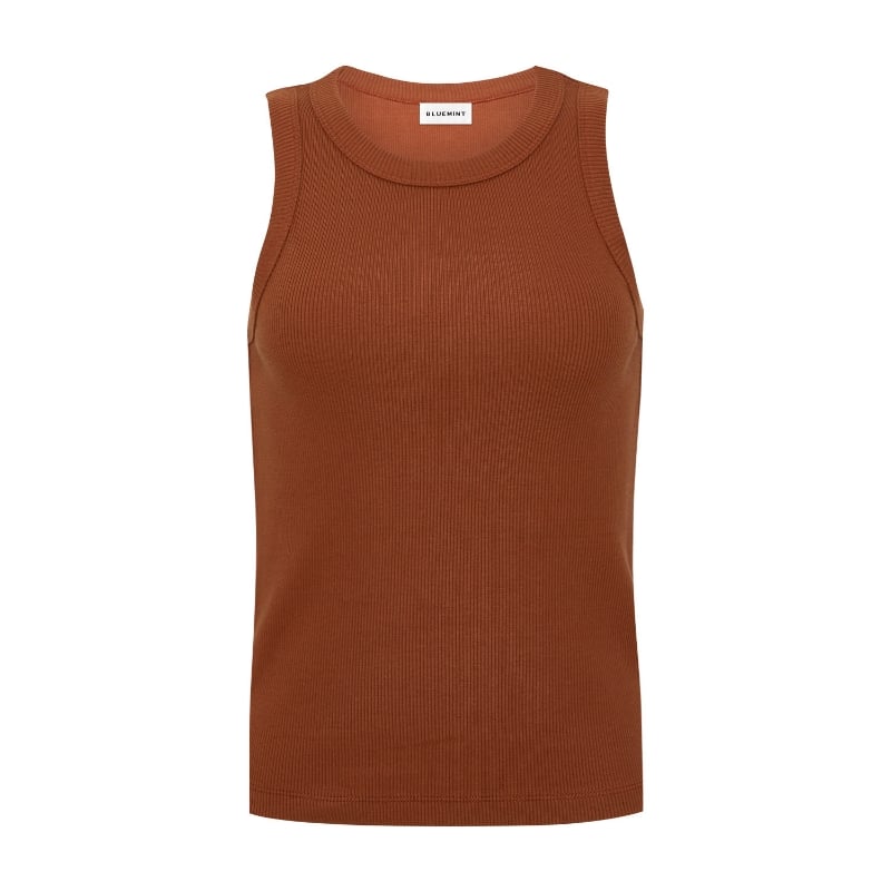 Bluemint AVRIL TOFFEE Halter-Neck Tank Top