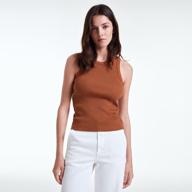 bluemint AVRIL TOFFEE Halter-Neck Tank Top