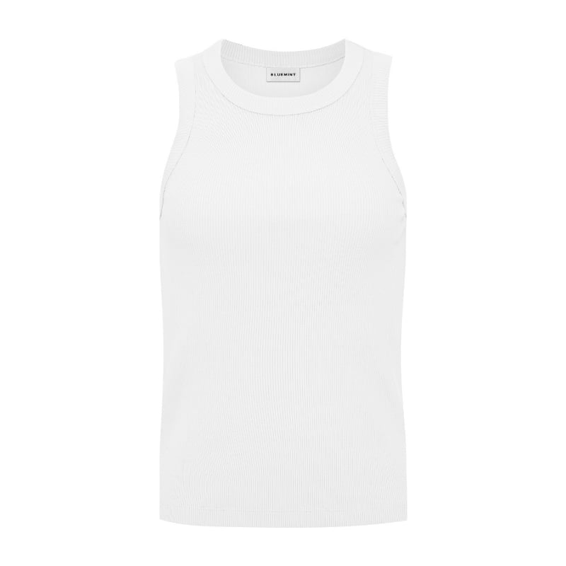 Bluemint AVRIL WHITE Halter-Neck Tank Top