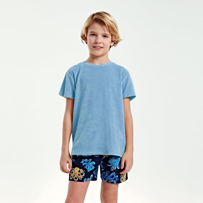 Bluemint BARRY COLUMBIA Kids Towelling T-Shirt