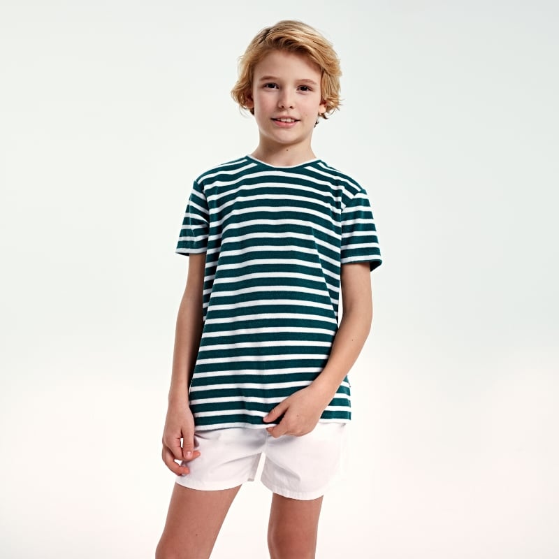 Bluemint BARRY JADE STRIPEY Kids Towelling T-Shirt