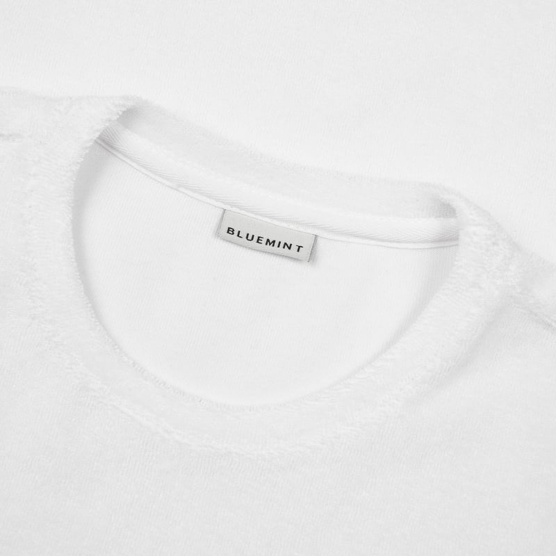 Bluemint BARRY WHITE Kids Towelling T-Shirt