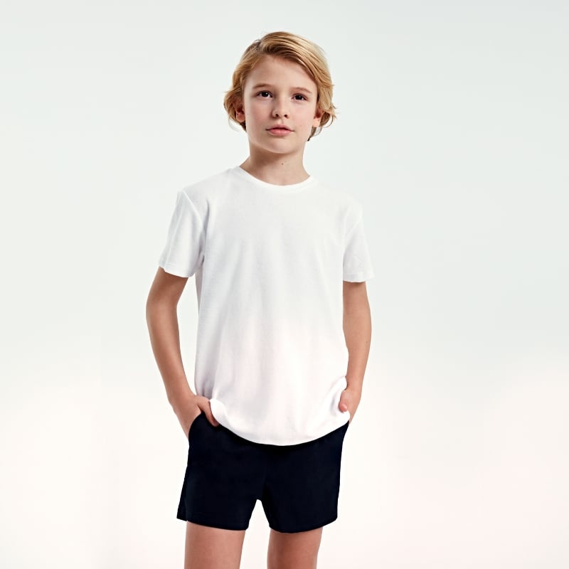 Bluemint BARRY WHITE Kids Towelling T-Shirt