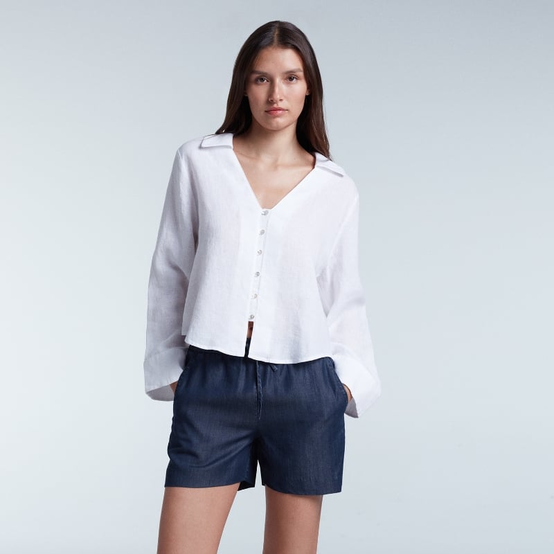 bluemint BIJOU WHITE Linen Shirt