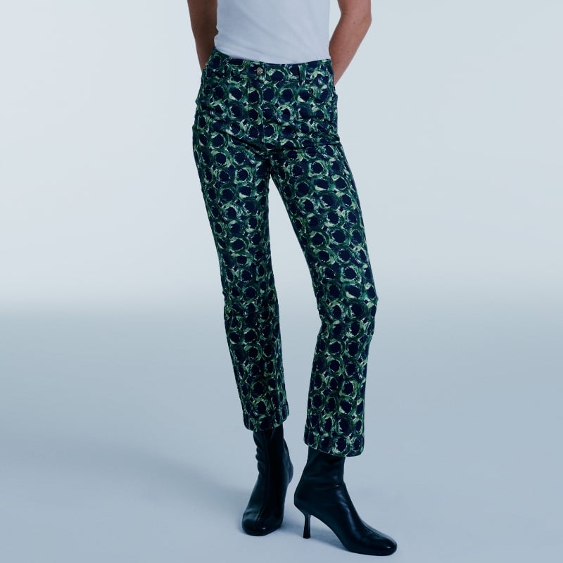 Bluemint BLAIR ENDLESS FOREST Flared Trousers