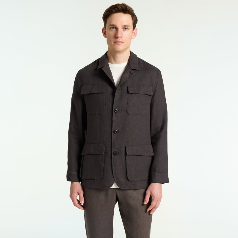 Bluemint BLAZE TRUFFLE Linen Jacket