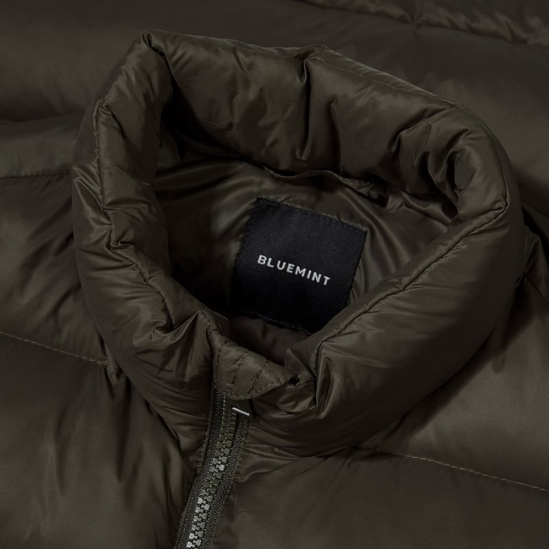 Bluemint BM GILET KHAKI Quilted Shell Gilet