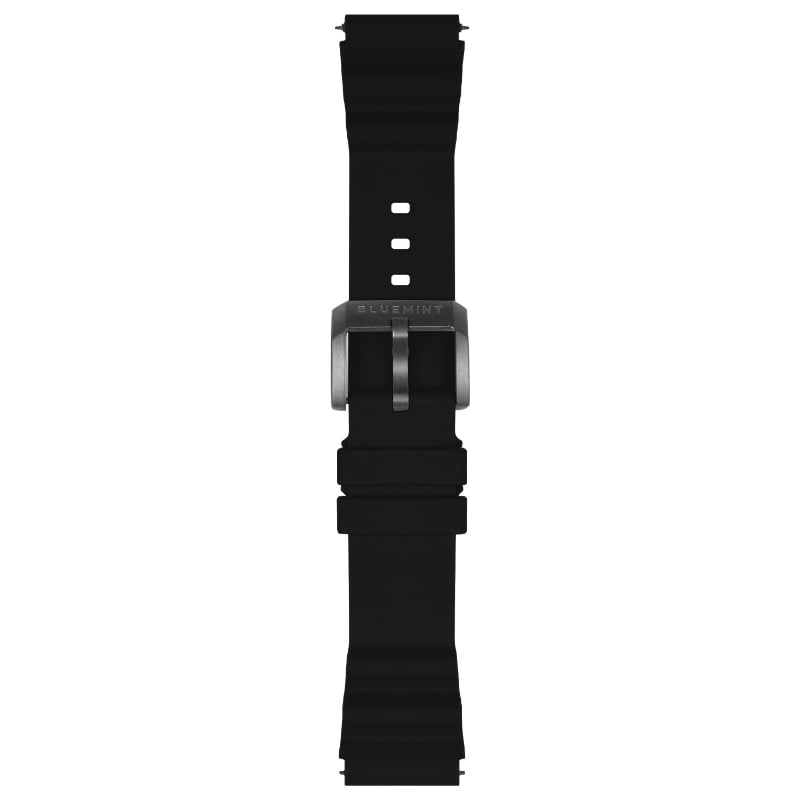 bluemint BM STRAP BLACK Silicone Watch Strap