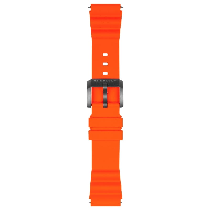 bluemint BM STRAP ORANGE Silicone Watch Strap