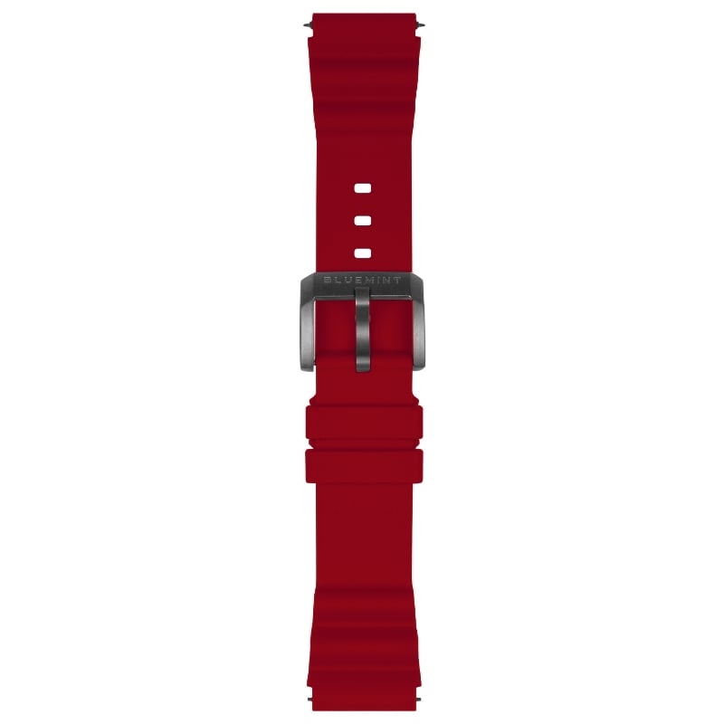 bluemint BM STRAP SCARLET Silicone Watch Strap