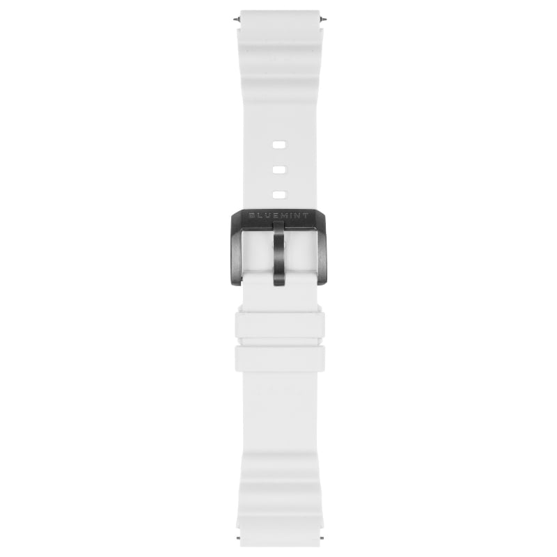 bluemint BM STRAP WHITE Silicone Watch Strap