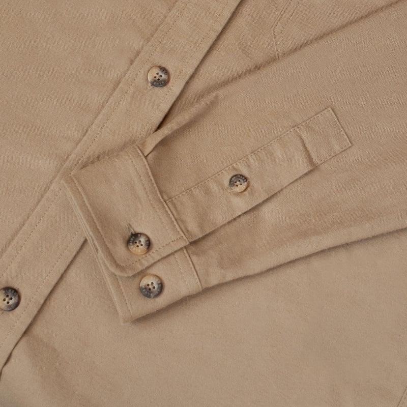 Bluemint BRUNO BEIGE Brushed Cotton Overshirt