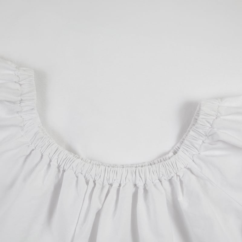 Bluemint CECILE WHITE Mini Cotton Oxford Dress