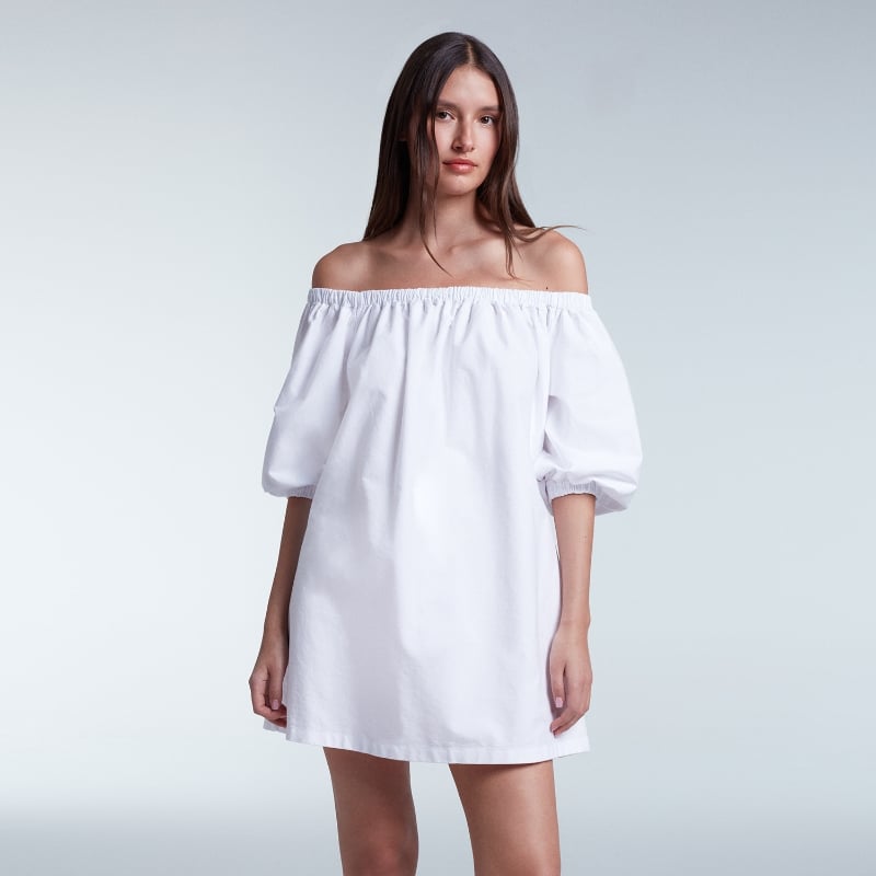 bluemint CECILE WHITE Mini Cotton Oxford Dress