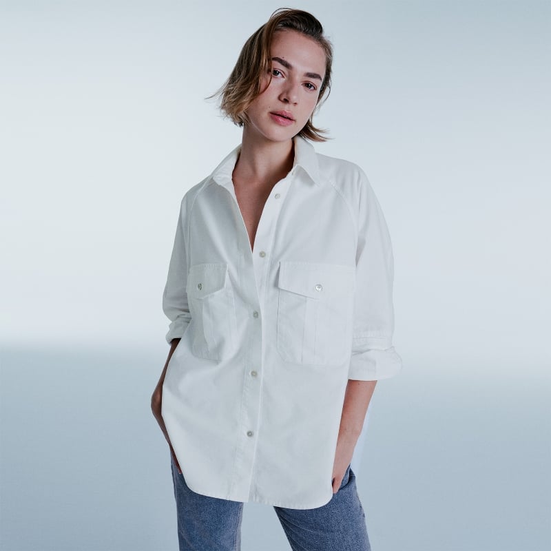 Bluemint CELESTE WHITE Organic Cotton Overshirt