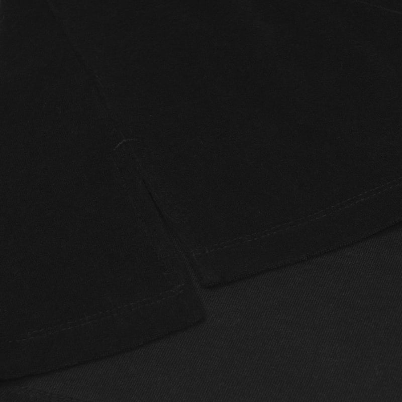 Bluemint CLOTTE BLACK Crew Neck Towelling T-Shirt