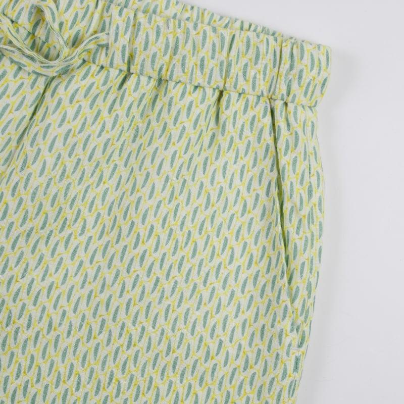 Bluemint DAISY LIME BERRY Wide-Leg Linen Trousers