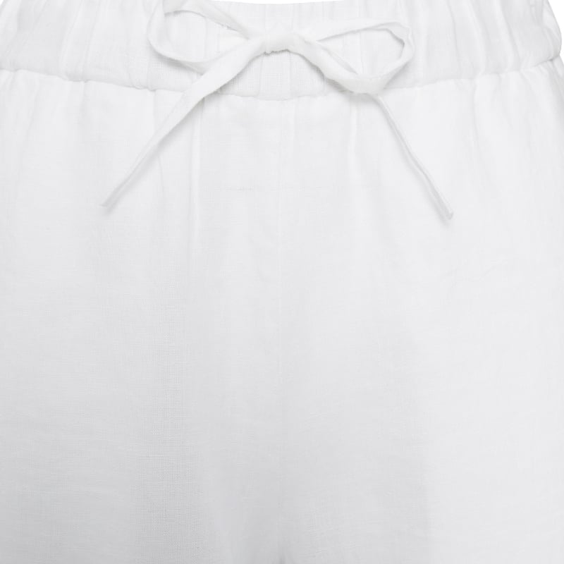 Bluemint DAISY WHITE Wide-Leg Linen Trousers