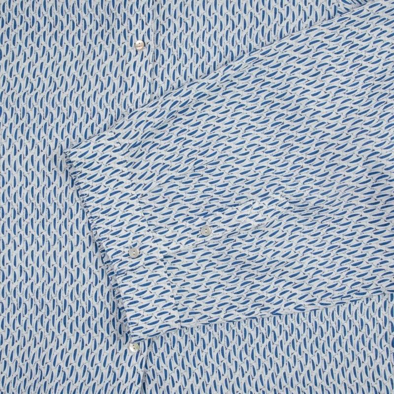 Bluemint DENISSE BLUEBERRY Printed Linen Shirt