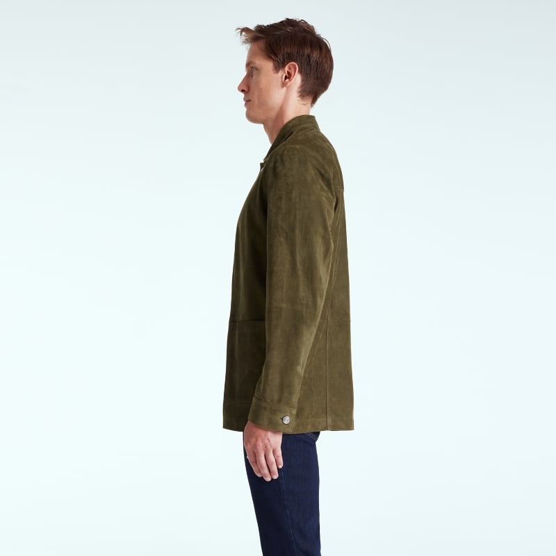 Bluemint DEREK OLIVE Suede Jacket
