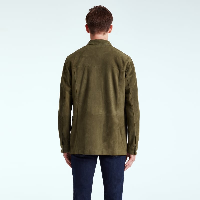 Bluemint DEREK OLIVE Suede Jacket