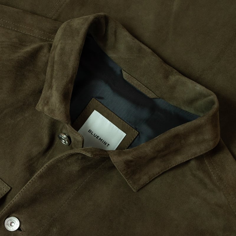 Bluemint DEREK OLIVE Suede Jacket