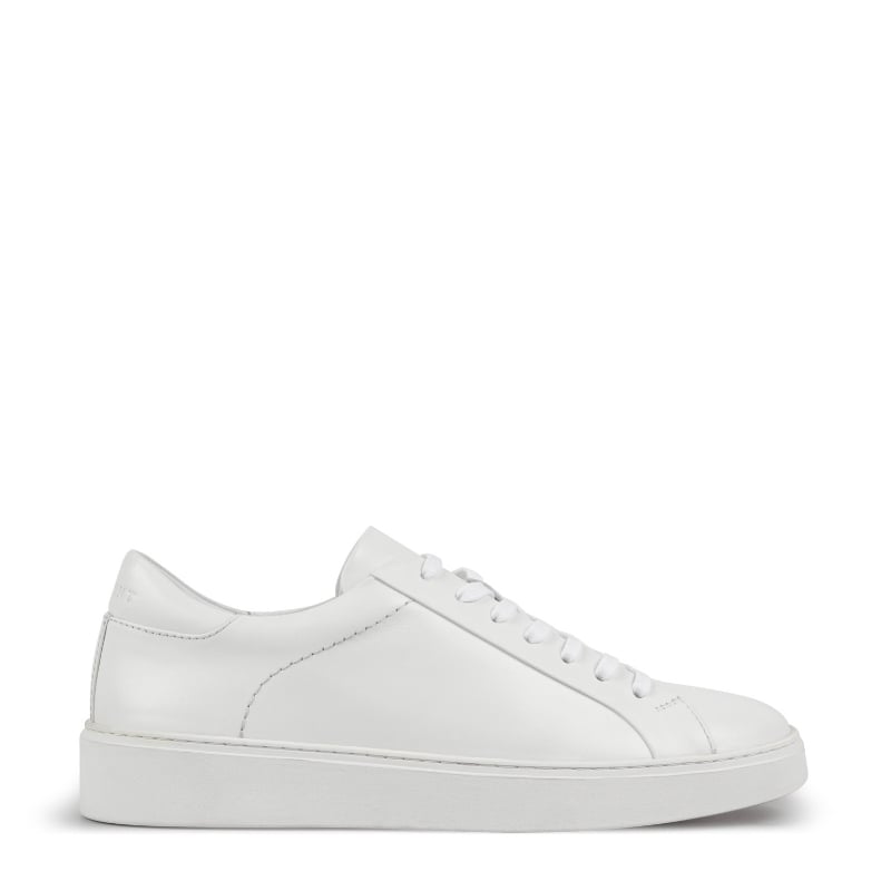 bluemint DEWARS WHITE White Leather Sneakers