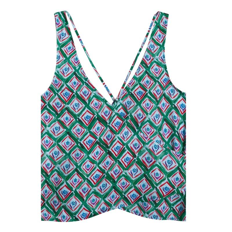 Bluemint DOLCE AMAZON CAMOMILE Overlap Back Blouse