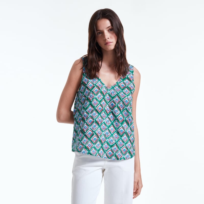 bluemint DOLCE AMAZON CAMOMILE Overlap Back Blouse
