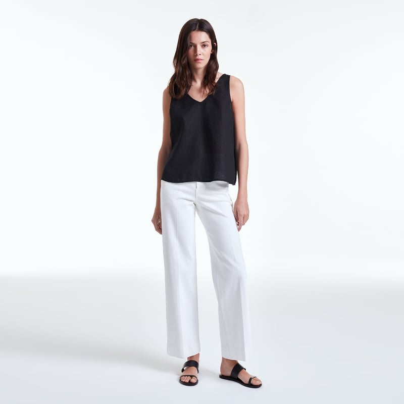 Bluemint DOLCE BLACK Overlap Back Blouse