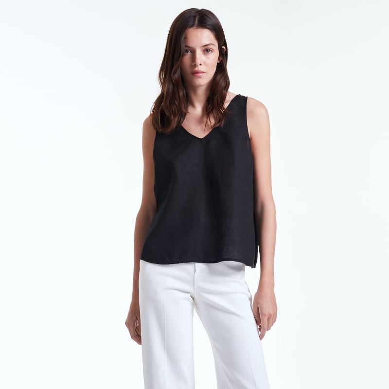 bluemint DOLCE BLACK Overlap Back Blouse