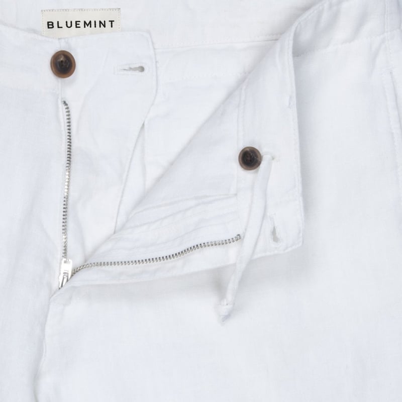Bluemint EDMUND WHITE Regular Fit Linen Shorts