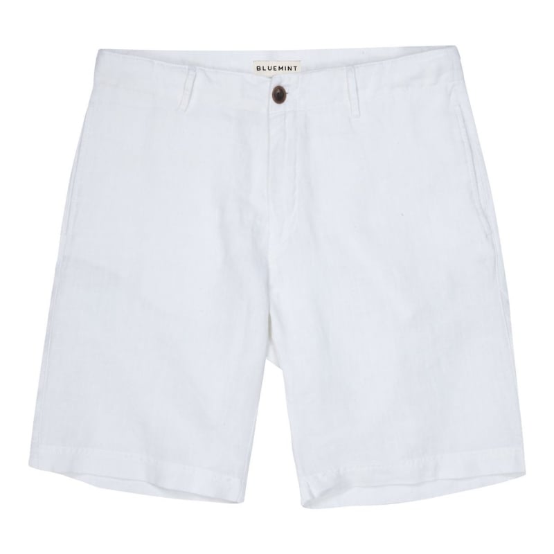bluemint EDMUND WHITE Regular Fit Linen Shorts