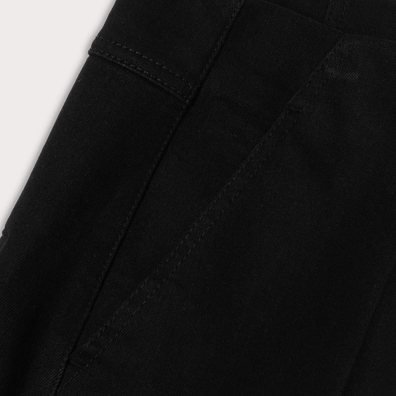 Bluemint ELAIN BLACK Flared Denim Trousers