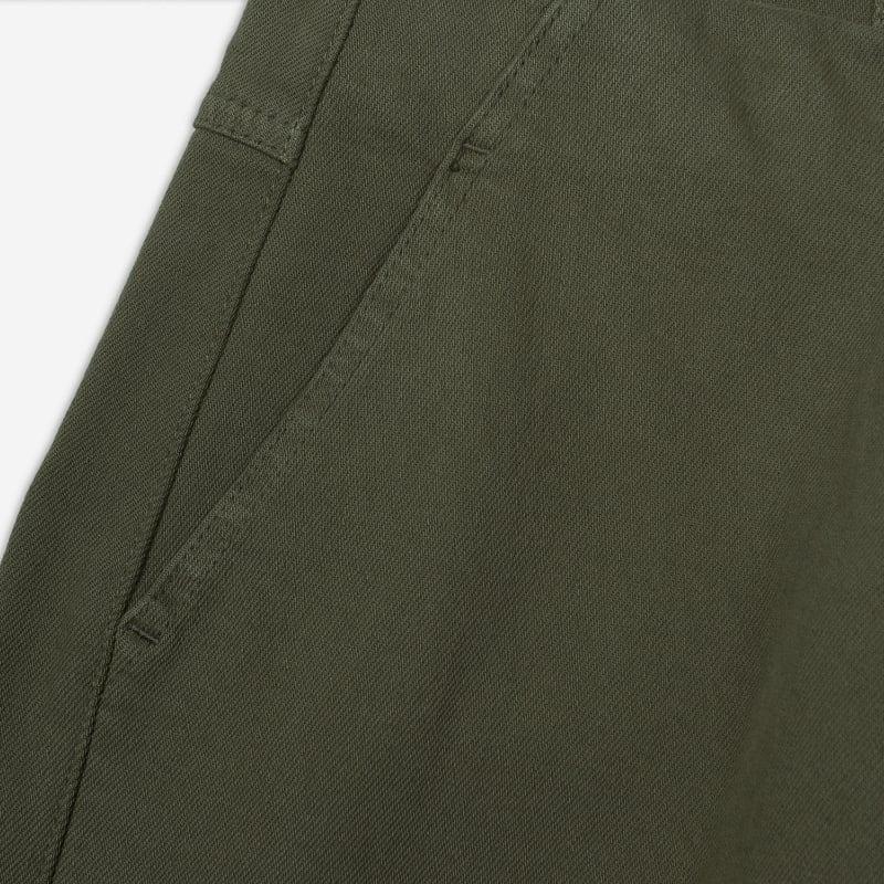 Bluemint ELAIN KHAKI Flared Denim Trousers