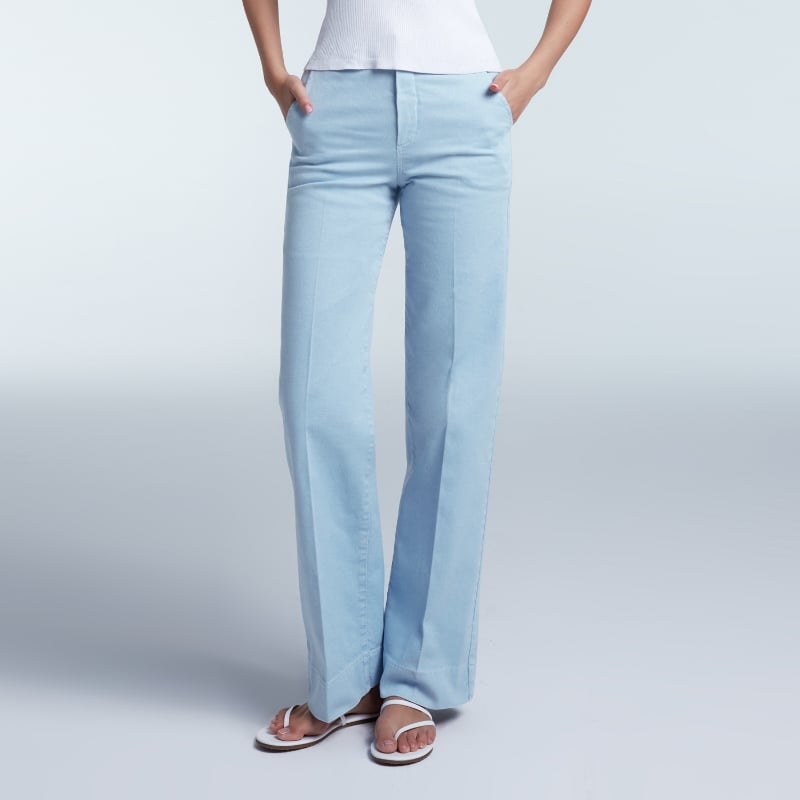 bluemint ELAIN SKY BLUE Flared Denim Trousers
