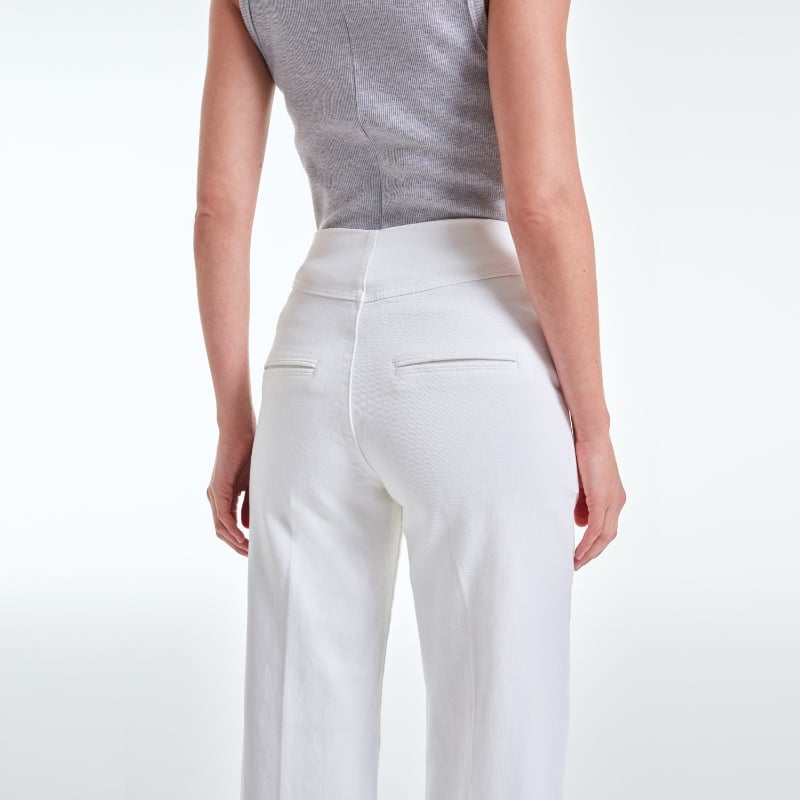 Bluemint ELAIN WHITE Flared Denim Trousers