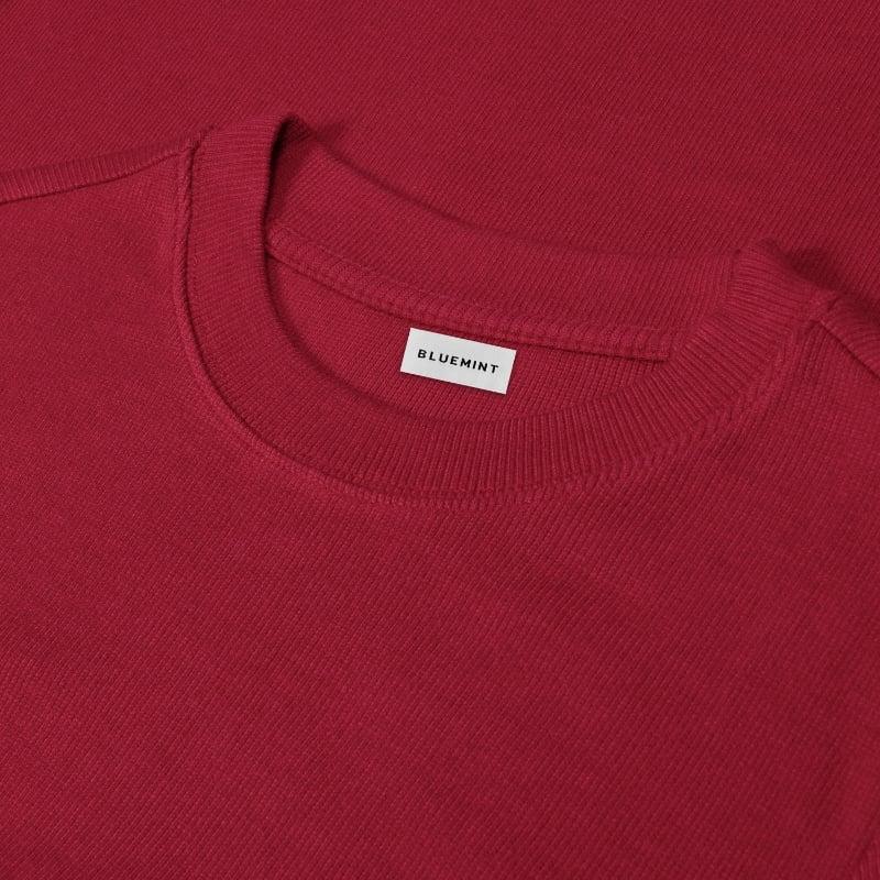 Bluemint ELEA MERLOT Ribbed Crew Neck T-Shirt