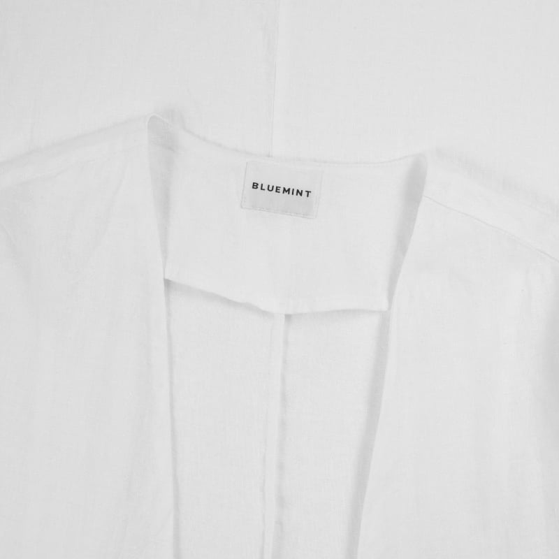 Bluemint ELISE WHITE Long Linen Kimono