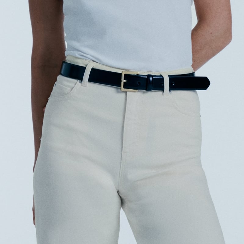 Bluemint ELISSA BLACK Soft Leather Belt