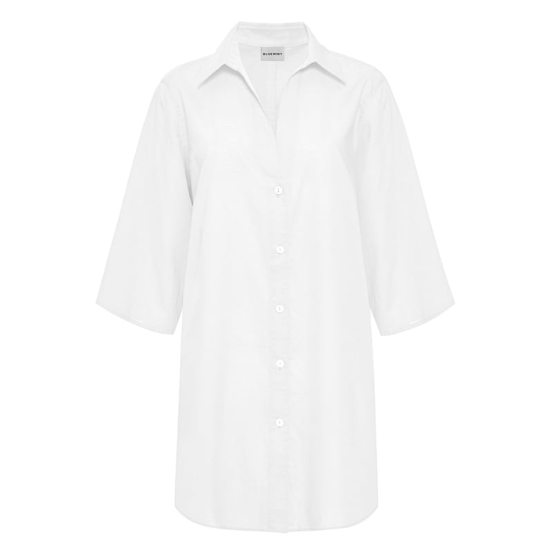 Bluemint ESTHER WHITE Ultra-light Cotton Cover-Up