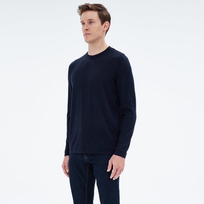 Bluemint FABIO DARK NAVY Merino Wool Sweater
