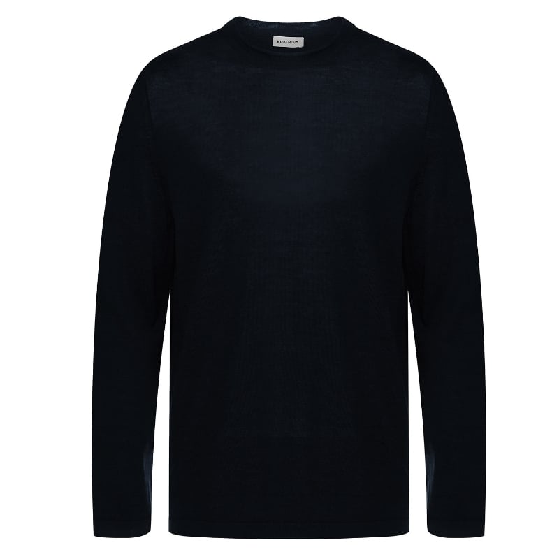 bluemint FABIO DARK NAVY Merino Wool Sweater