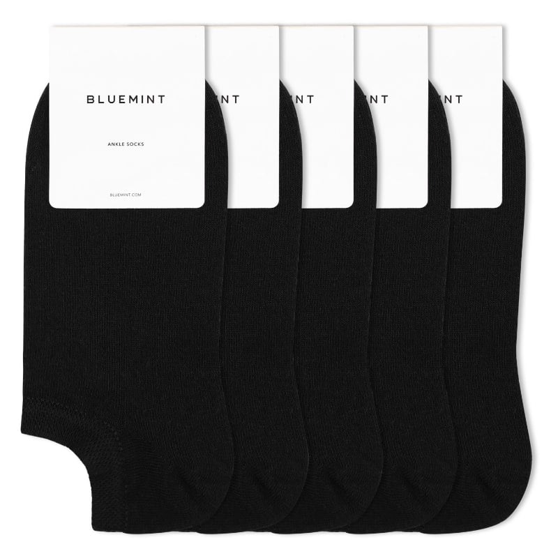 bluemint FINCH 5 PACK BLACK Five-Pack Ankle Socks