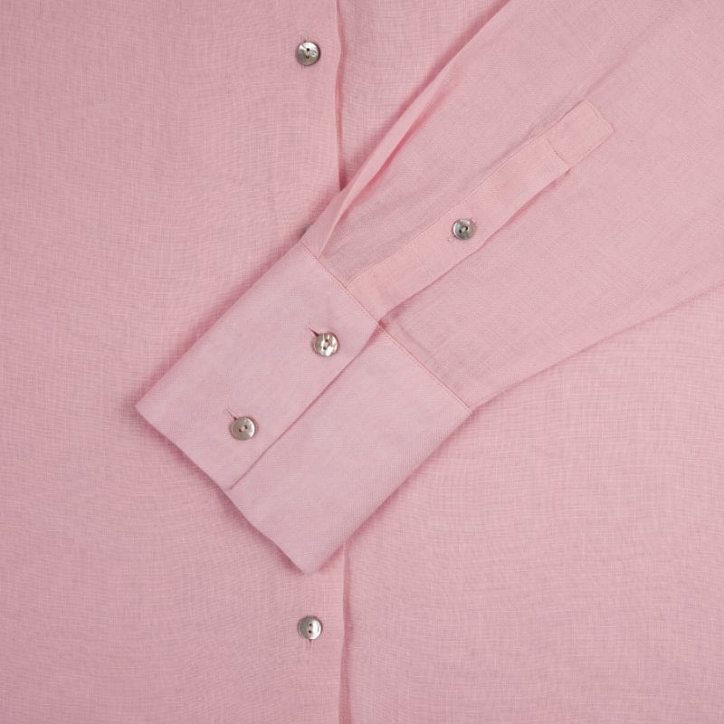 Bluemint INES PINK Comfort Fit Linen Shirt