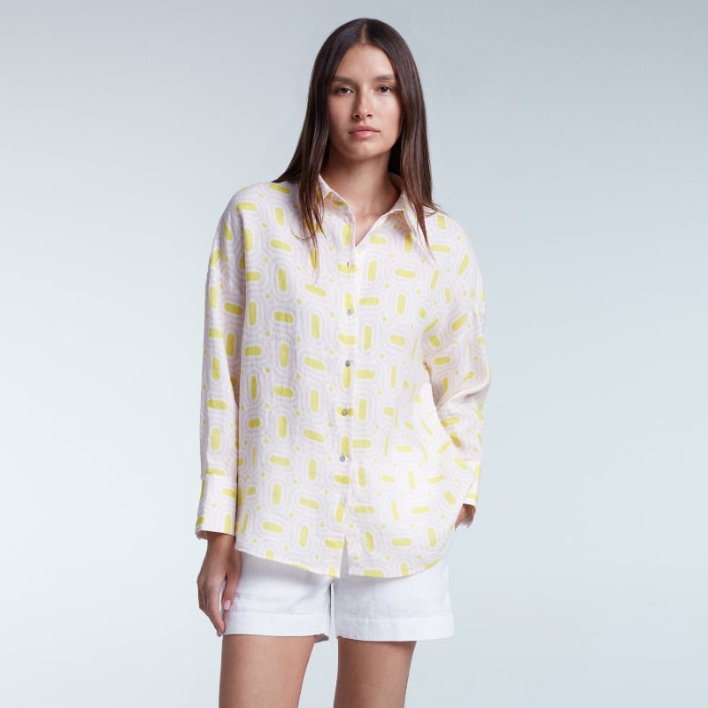 bluemint INES PINK DIAMOND Comfort Fit Linen Shirt